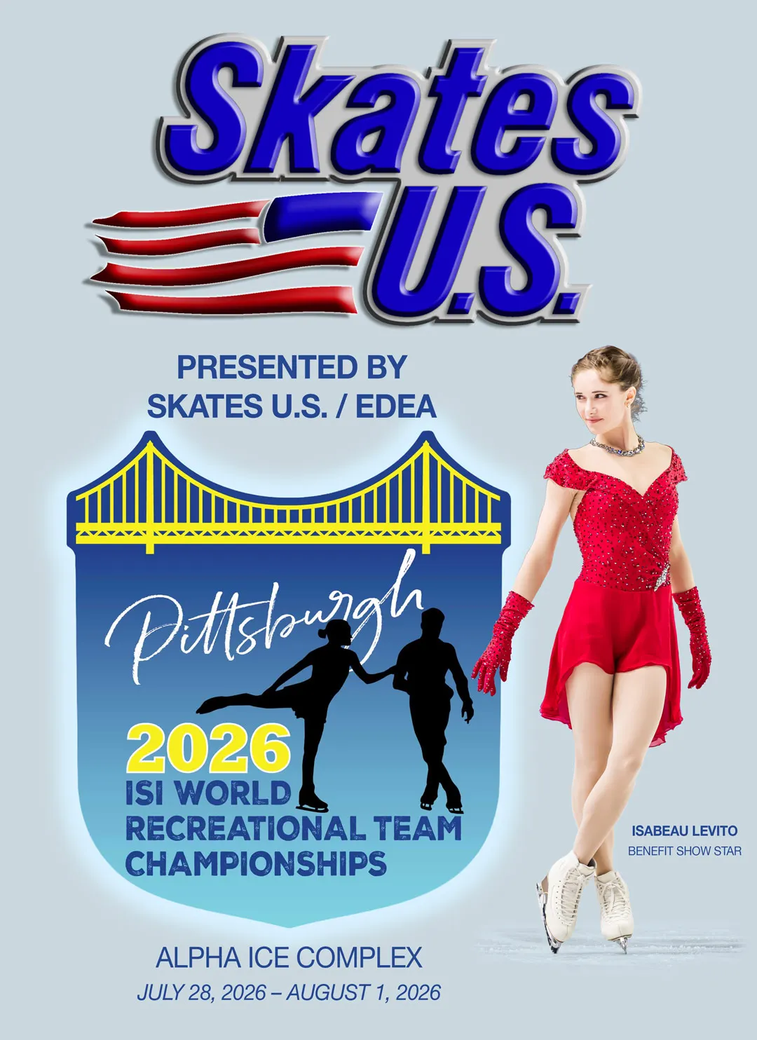 Postcard ISI Nationals Skates U.S.